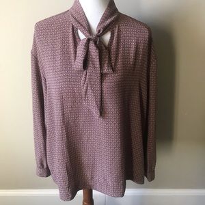 Rachel Zoe patterned blouse